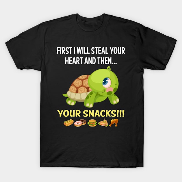 Steal Heart Tortoise 27 T-Shirt by blakelan128